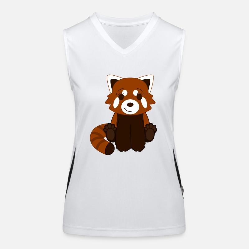 Panda roux Débardeur respirant contrasté Femme