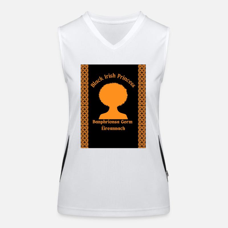 Black Irish Princess Women's Functional Contrast Tank Top