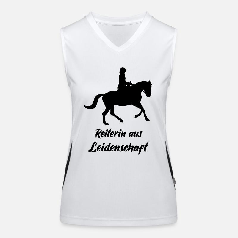 Rider with passion Women's Functional Contrast Tank Top
