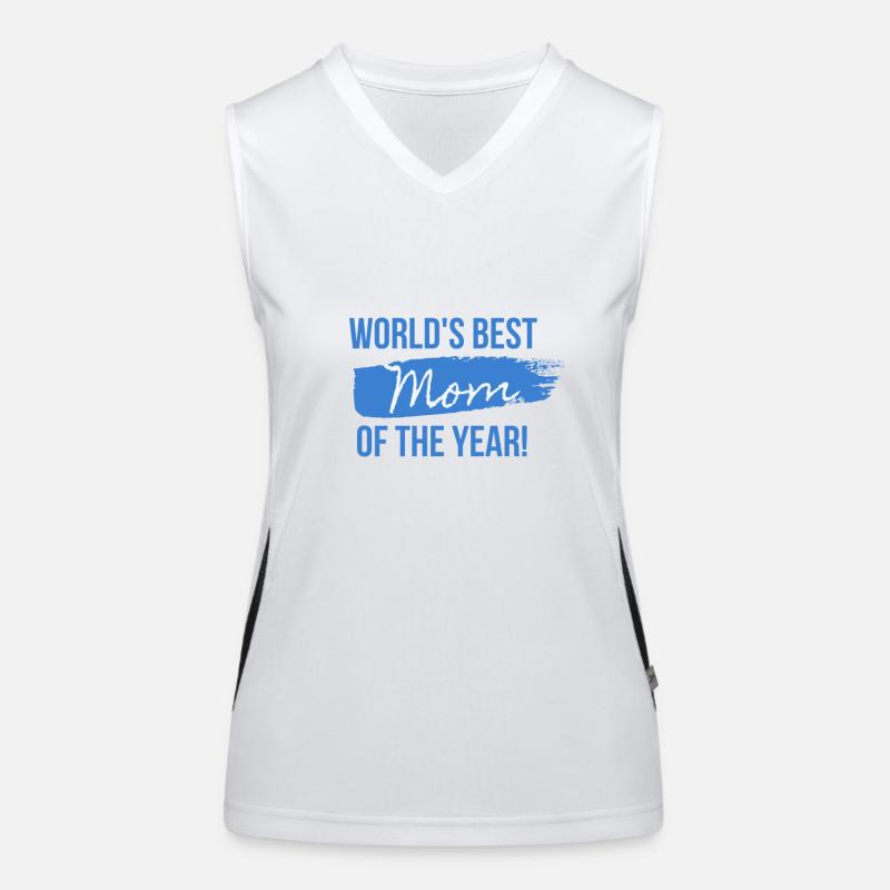 Die beste Mutter des Jahres der Welt! Funktionelles Kontrast-Tank Top für Frauen