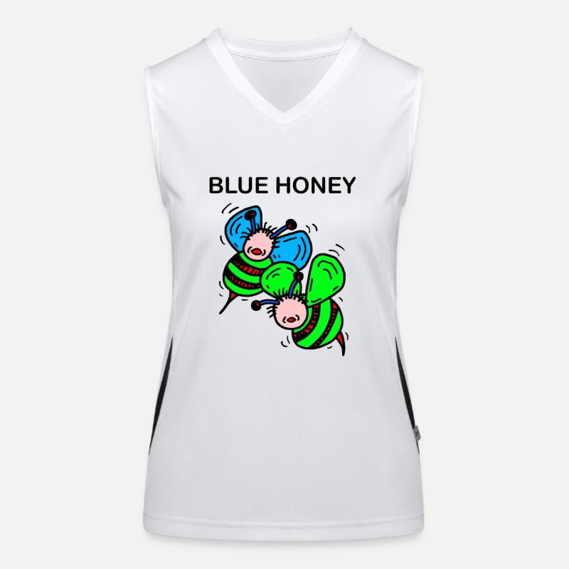 Bienen Funktionelles Kontrast-Tank Top für Frauen