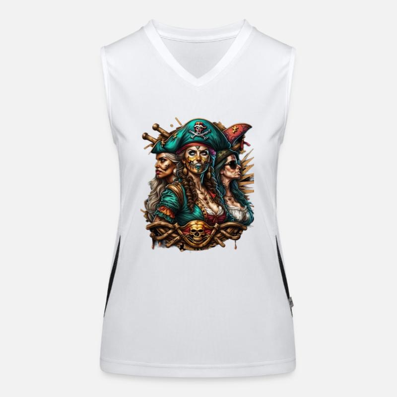 Pirates Débardeur respirant contrasté Femme