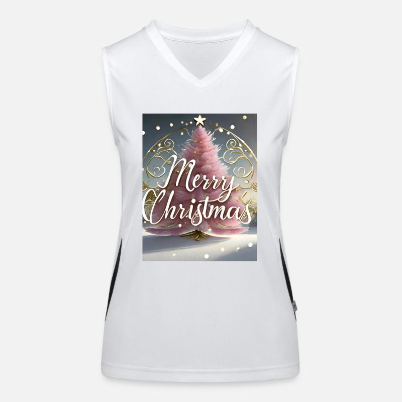 Joyeux Noël Débardeur respirant contrasté Femme