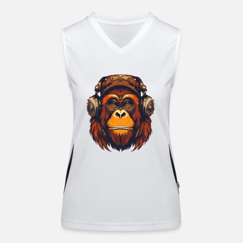 Orangutan Women's Functional Contrast Tank Top
