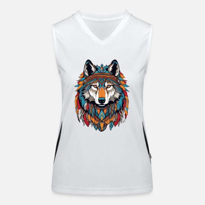 Loup Débardeur respirant contrasté Femme
