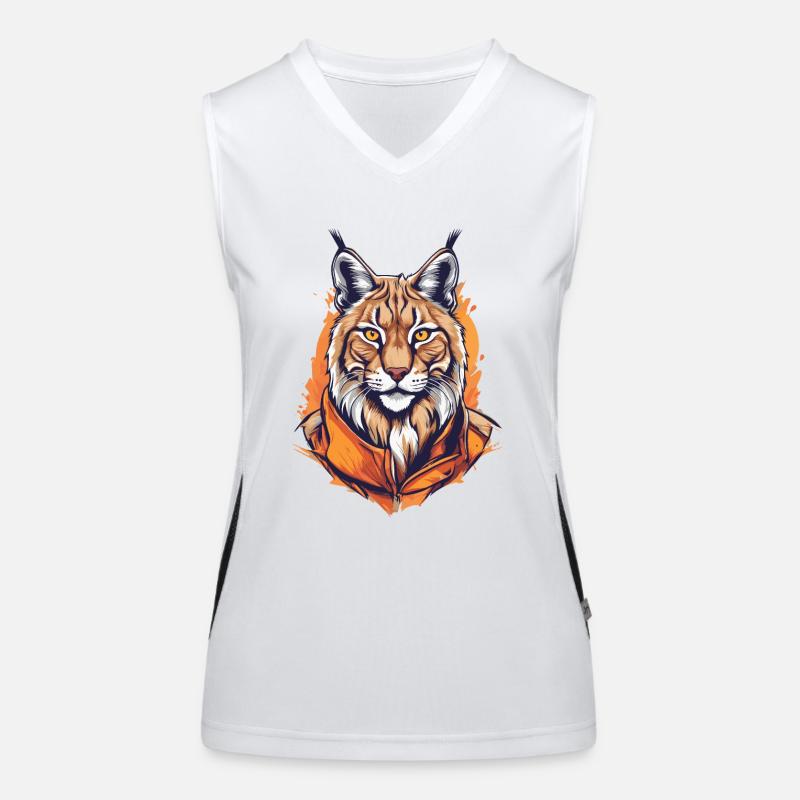 Luchs Funktionelles Kontrast-Tank Top für Frauen