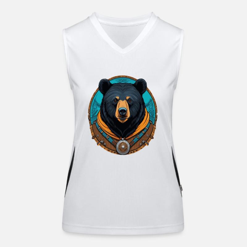 Black Bear Women's Functional Contrast Tank Top