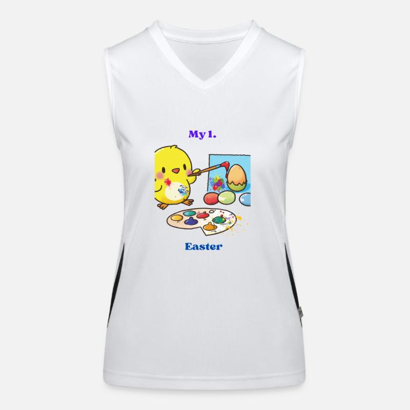 My 1st Easter Women's Functional Contrast Tank Top
