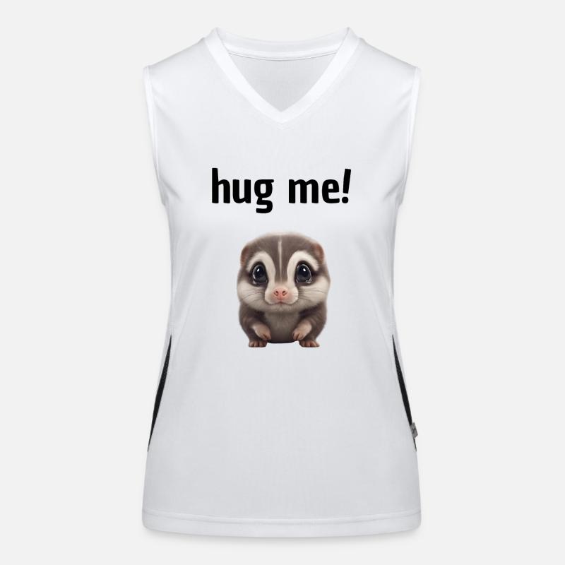 Süßes Tierchen Funktionelles Kontrast-Tank Top für Frauen