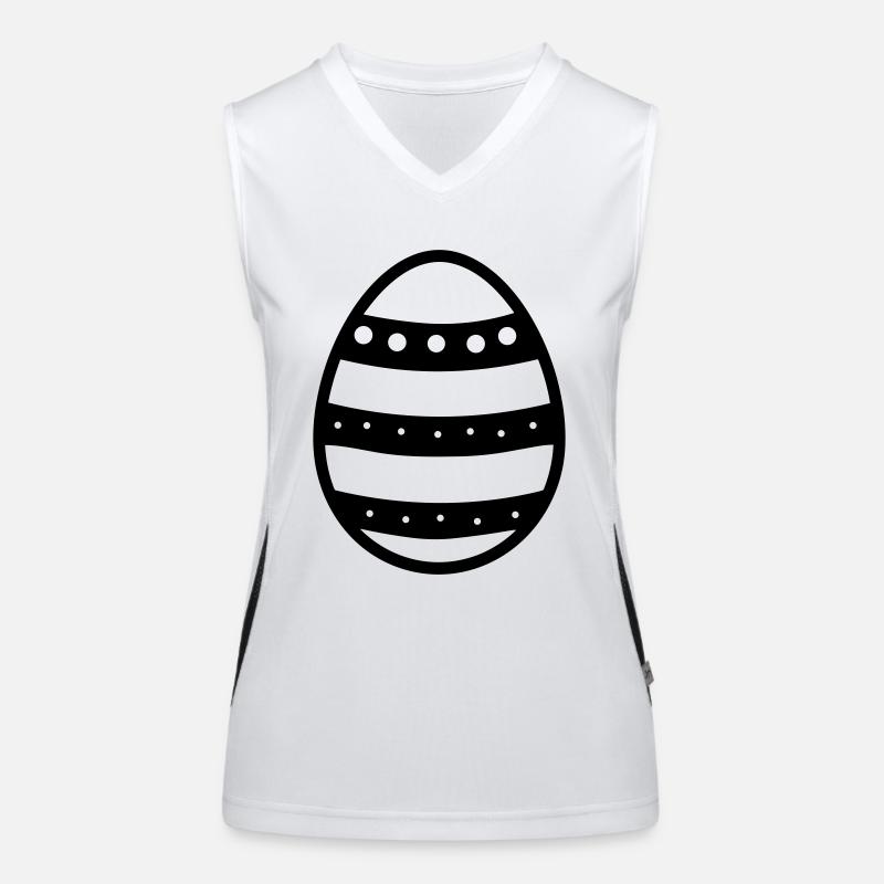 Osterei Funktionelles Kontrast-Tank Top für Frauen