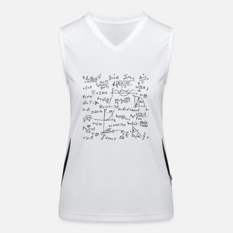 Math genius Women's Functional Contrast Tank Top