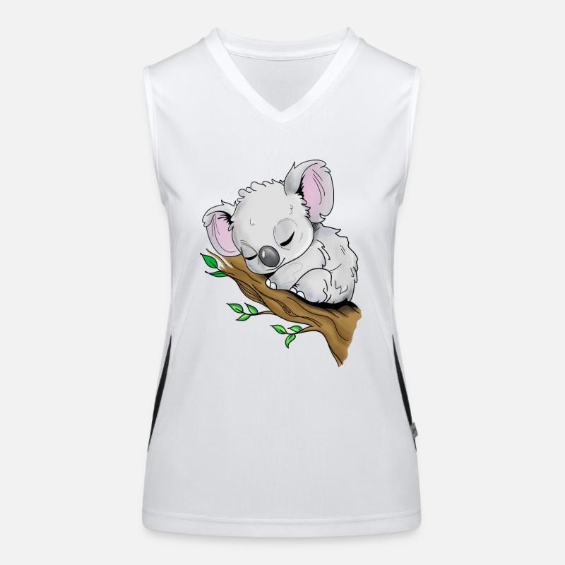 Sleeping Koala Women's Functional Contrast Tank Top