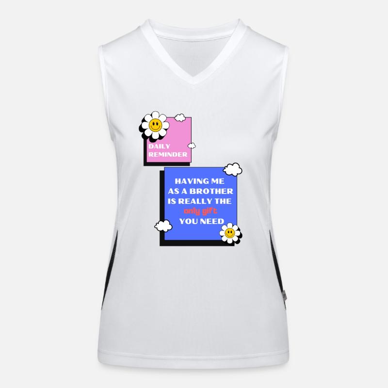 Bruder Funktionelles Kontrast-Tank Top für Frauen