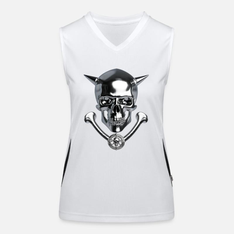 The Devil Scull Women's Functional Contrast Tank Top