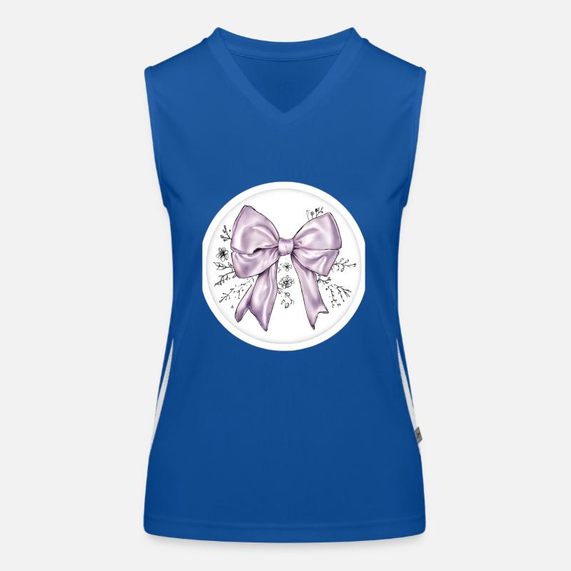 Schleife Seide Satin Geschenk Funktionelles Kontrast-Tank Top für Frauen