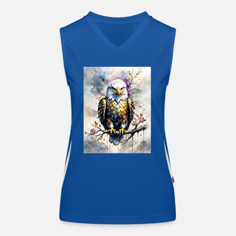 Bald Eagle Women's Functional Contrast Tank Top