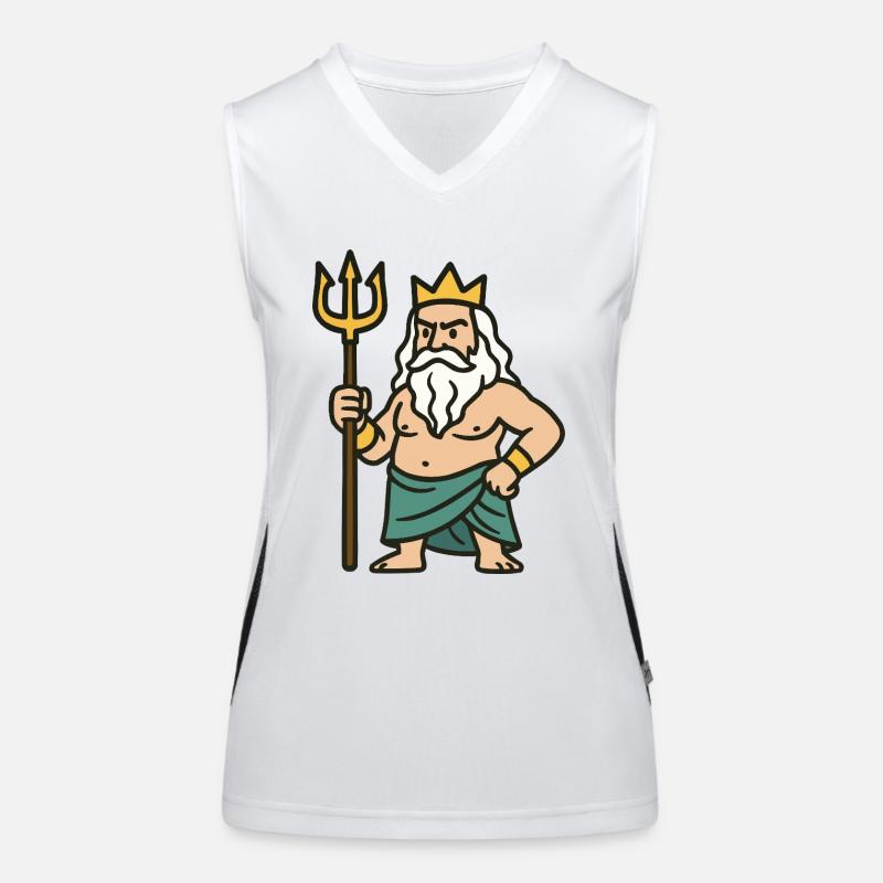 Poseidon Comic Women's Functional Contrast Tank Top