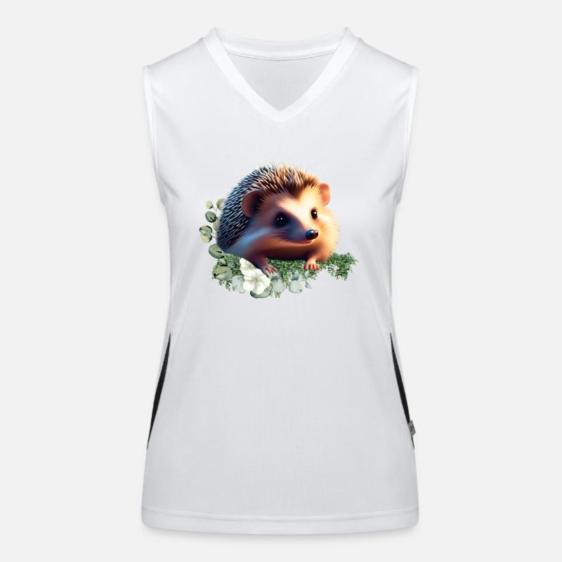 Chemise Hérisson et Accessoires - Hedgehog Design Débardeur respirant contrasté Femme
