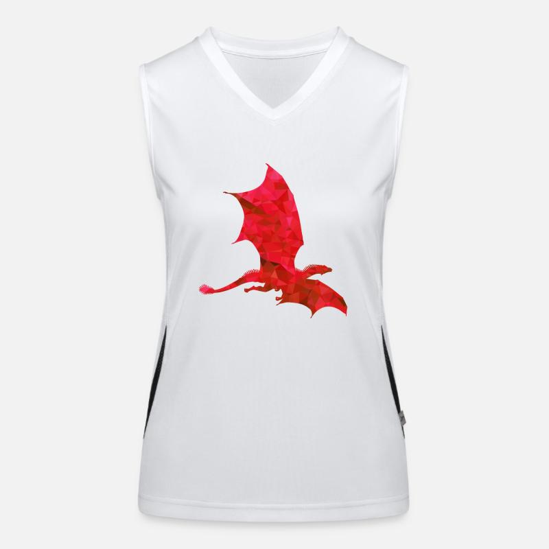 Dragon Débardeur respirant contrasté Femme