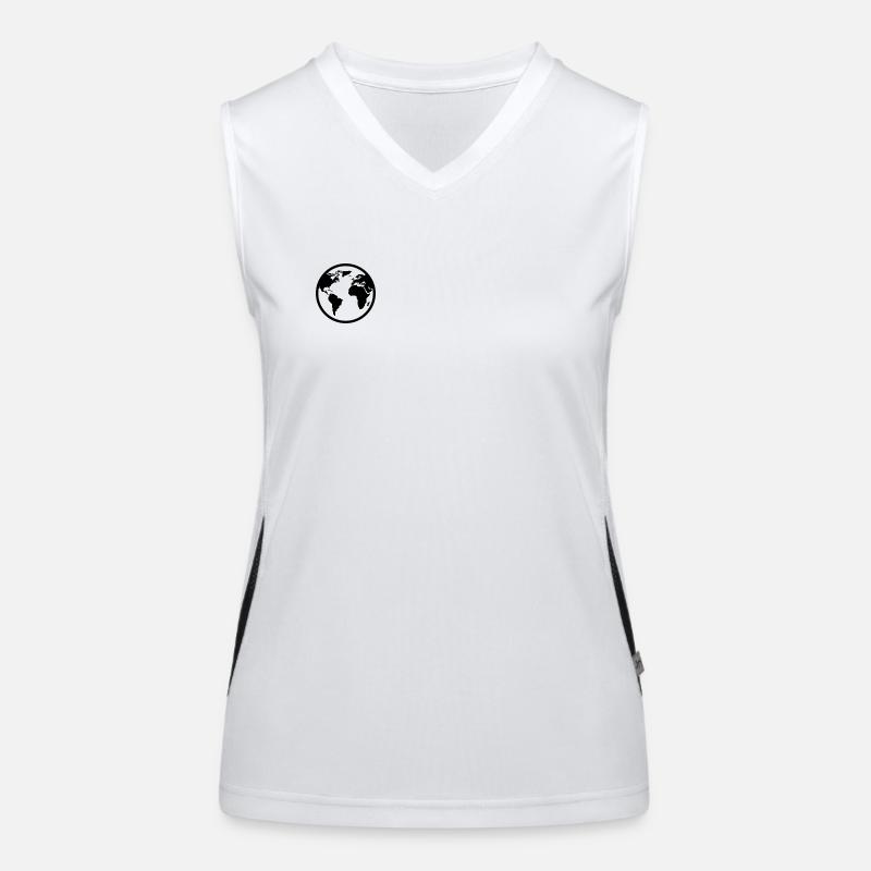 The World Funktionelles Kontrast-Tank Top für Frauen