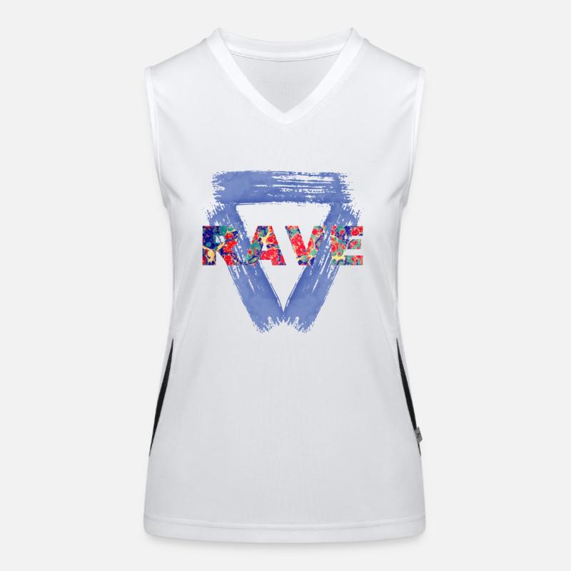 rave e 42 Funktionelles Kontrast-Tank Top für Frauen