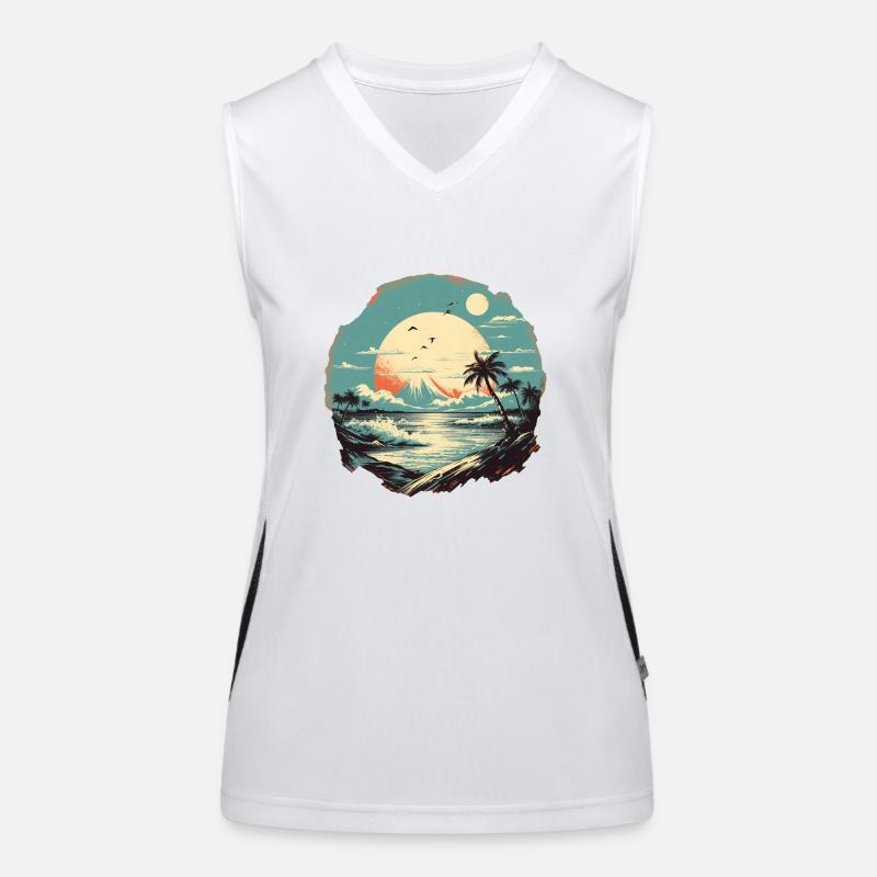 Beach Women's Functional Contrast Tank Top