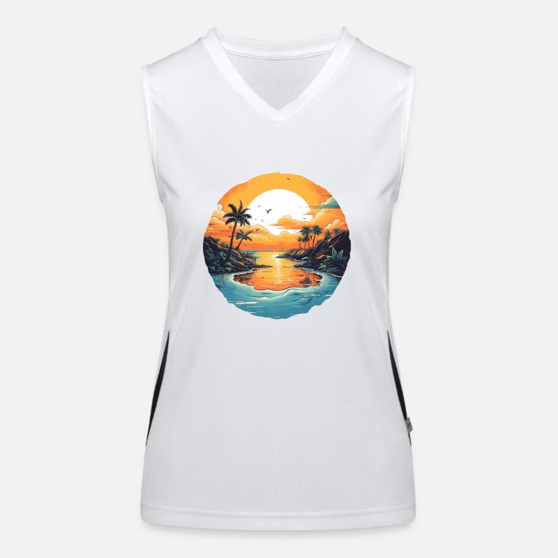 Beach Women's Functional Contrast Tank Top