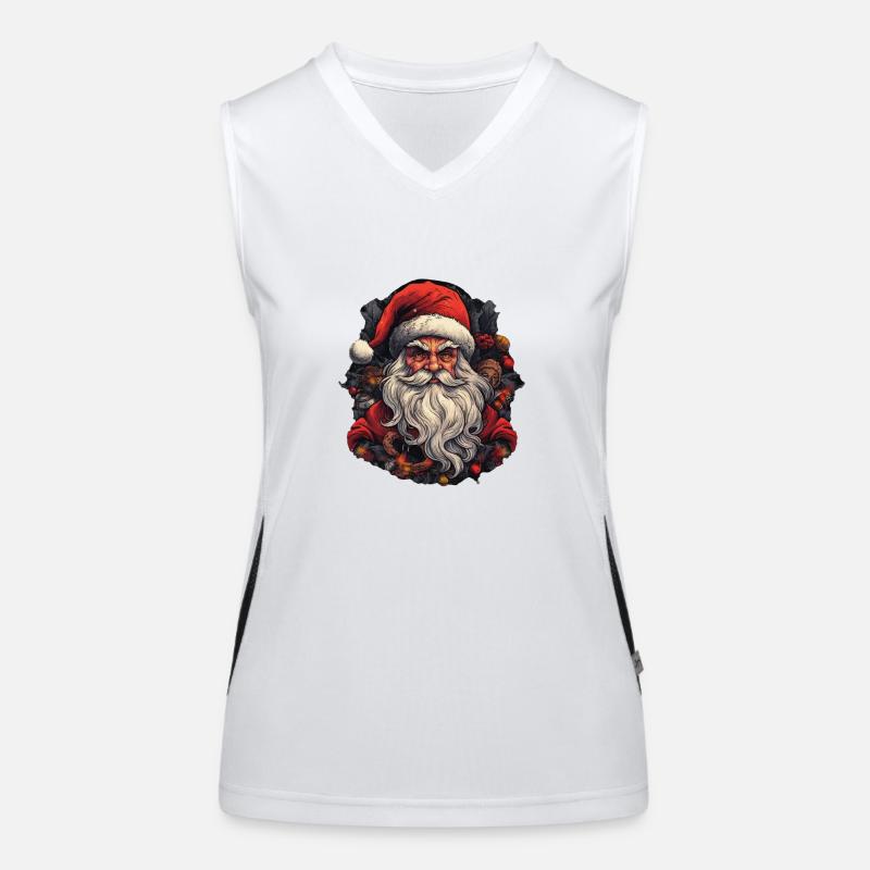 Père Noël Débardeur respirant contrasté Femme