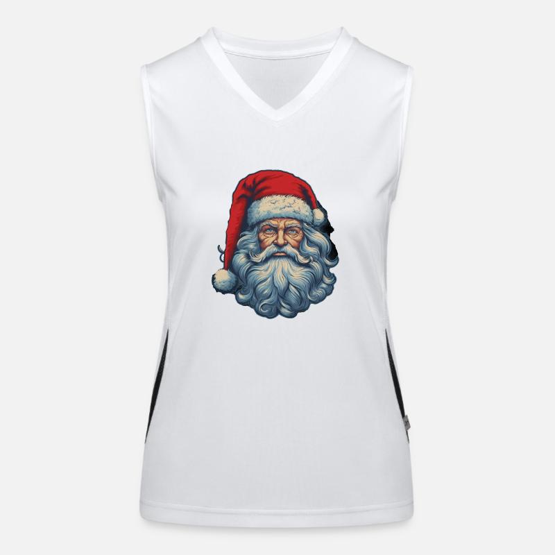 Père Noël Débardeur respirant contrasté Femme