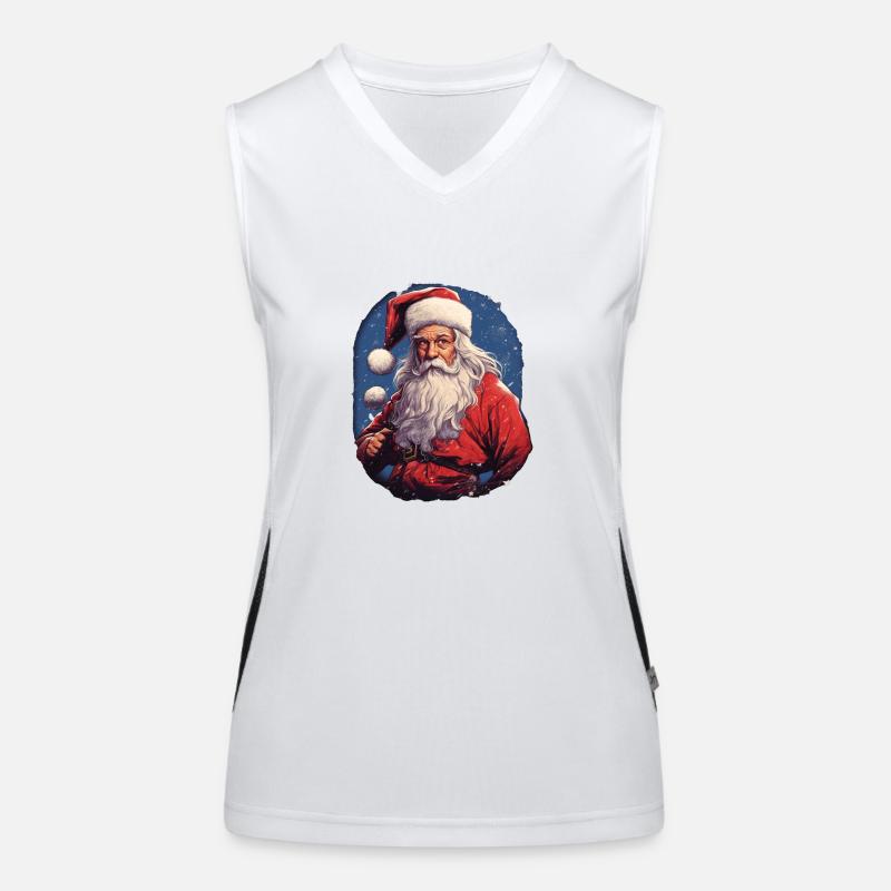 Père Noël Débardeur respirant contrasté Femme