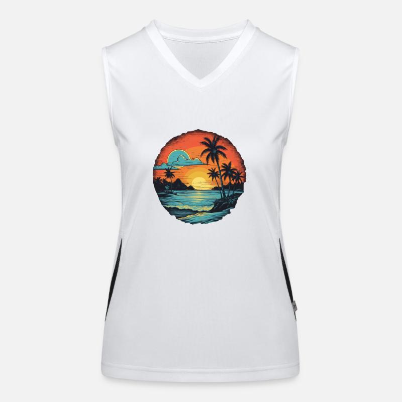 Beach Women's Functional Contrast Tank Top