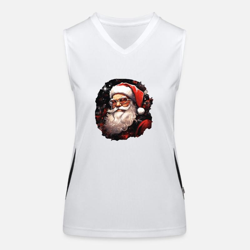 Père Noël Débardeur respirant contrasté Femme