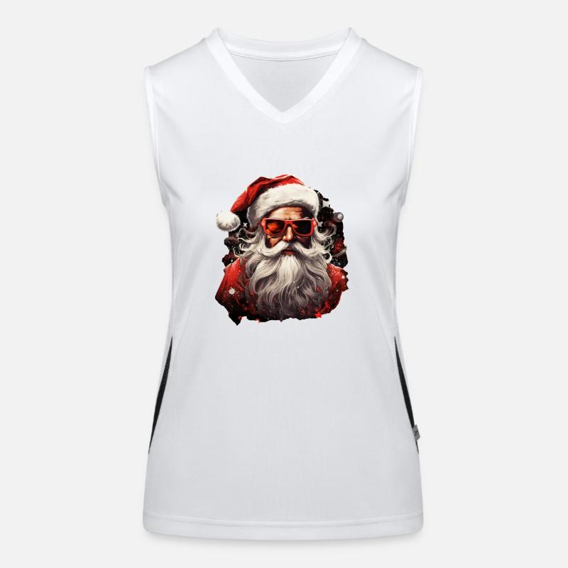 Père Noël Débardeur respirant contrasté Femme