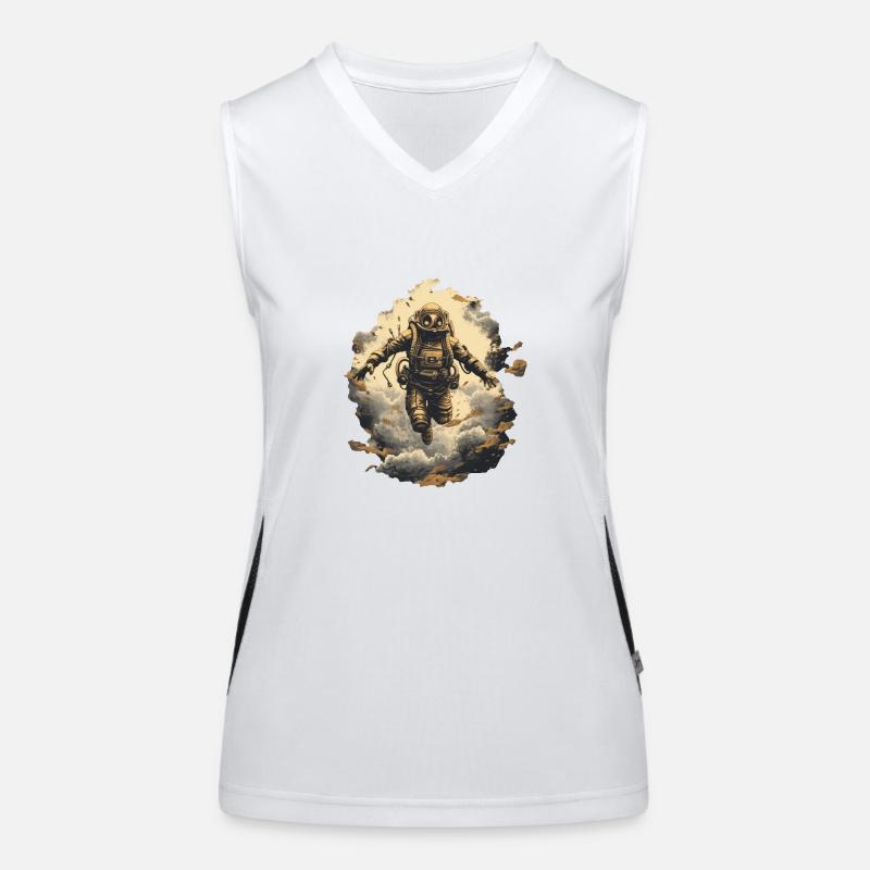 Plongeur Débardeur respirant contrasté Femme