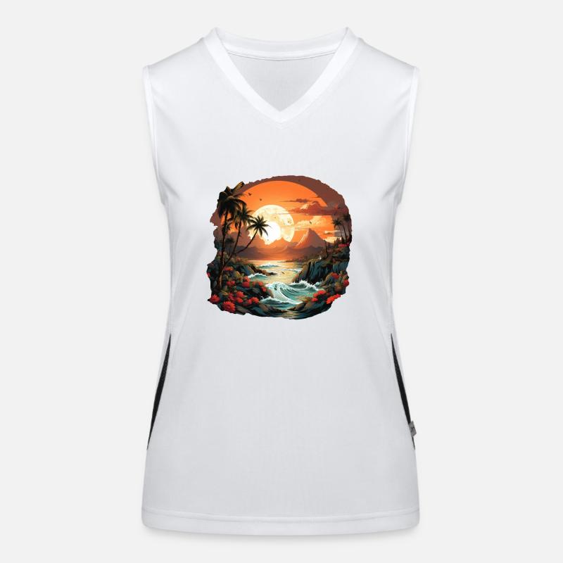 Women's Functional Contrast Tank Top