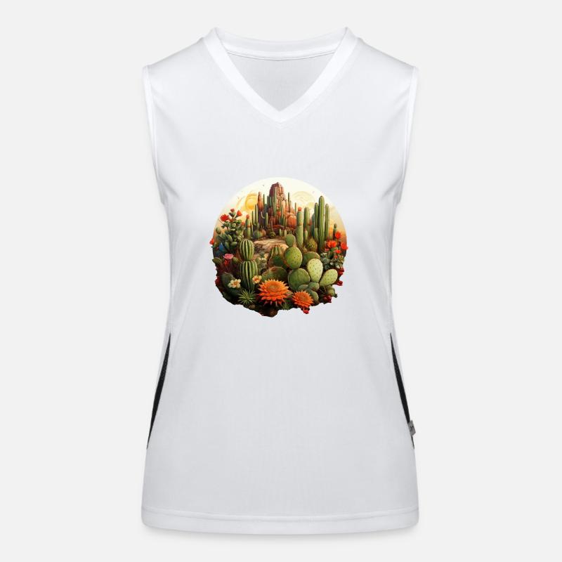 Cactus Women's Functional Contrast Tank Top