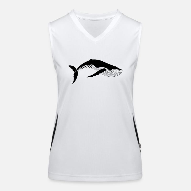 Baleine Débardeur respirant contrasté Femme