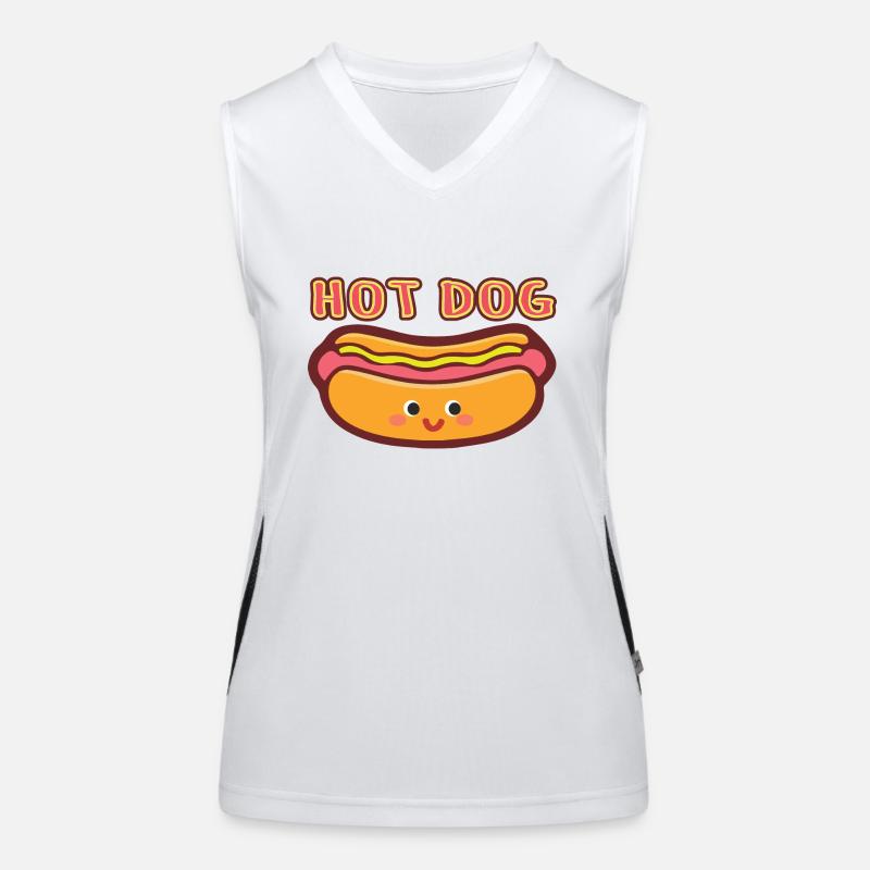 HOT DOG Débardeur respirant contrasté Femme