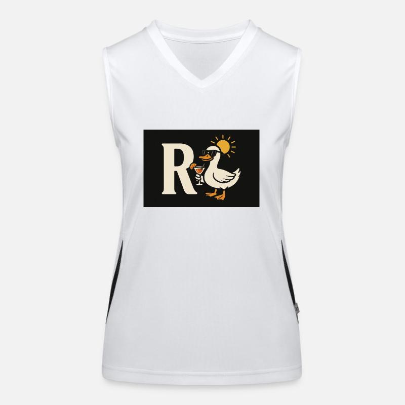 Die (R)ente Funktionelles Kontrast-Tank Top für Frauen
