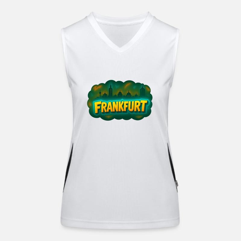 Frankfurt Funktionelles Kontrast-Tank Top für Frauen