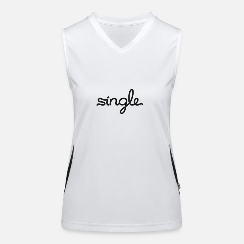 Single Funktionelles Kontrast-Tank Top für Frauen