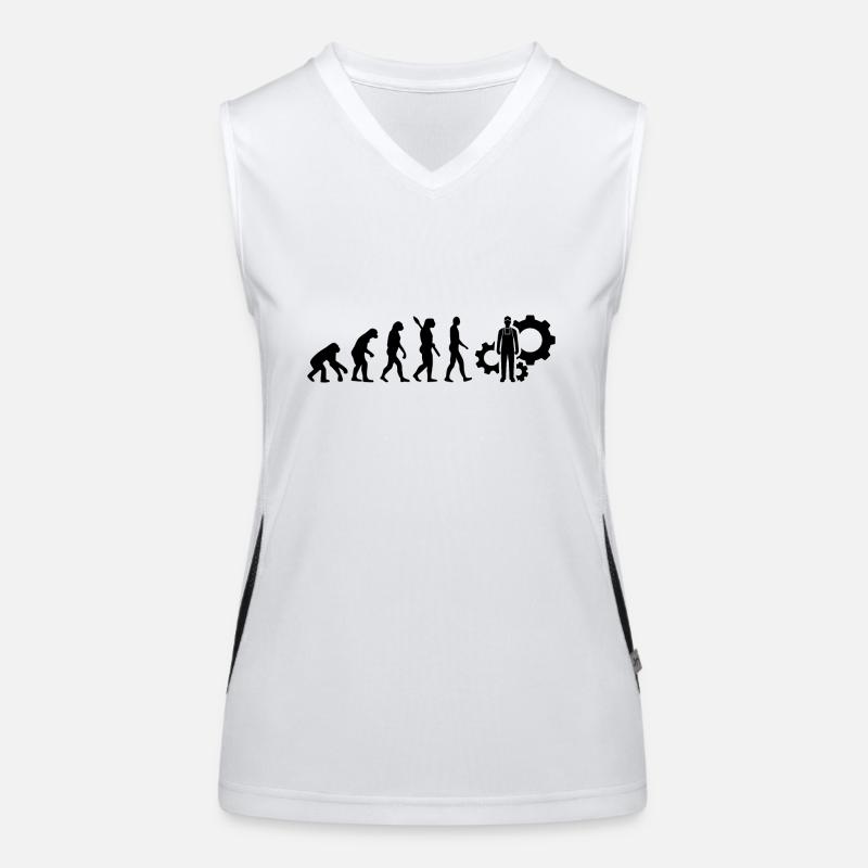Engineering technician b Women's Functional Contrast Tank Top
