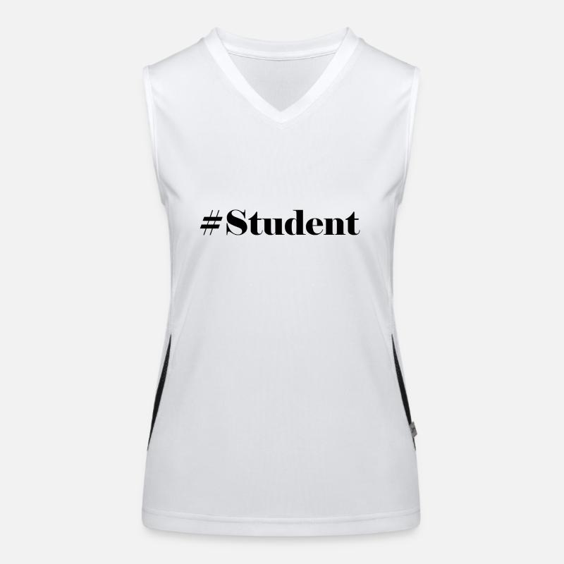 #Student logo Women's Functional Contrast Tank Top