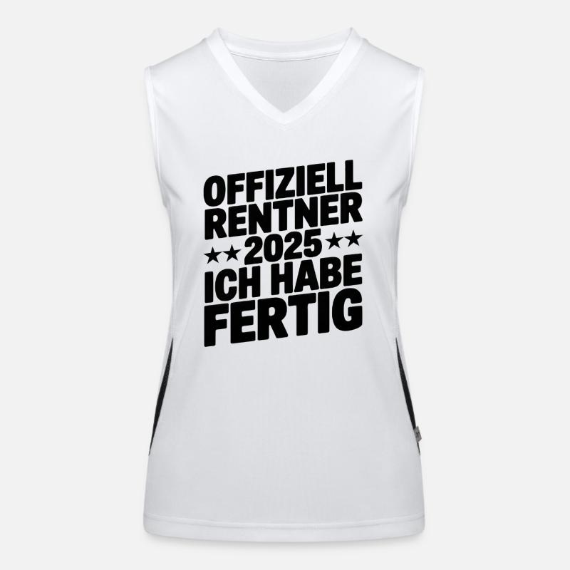 Officially retired 2025 I'm done Women's Functional Contrast Tank Top