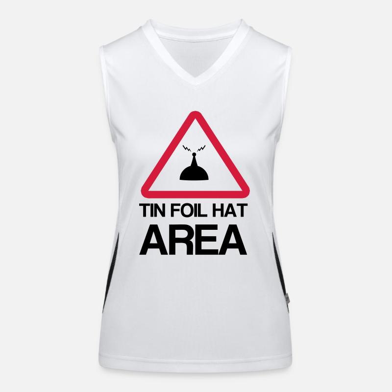 Tin Foil Hat Area Women's Functional Contrast Tank Top