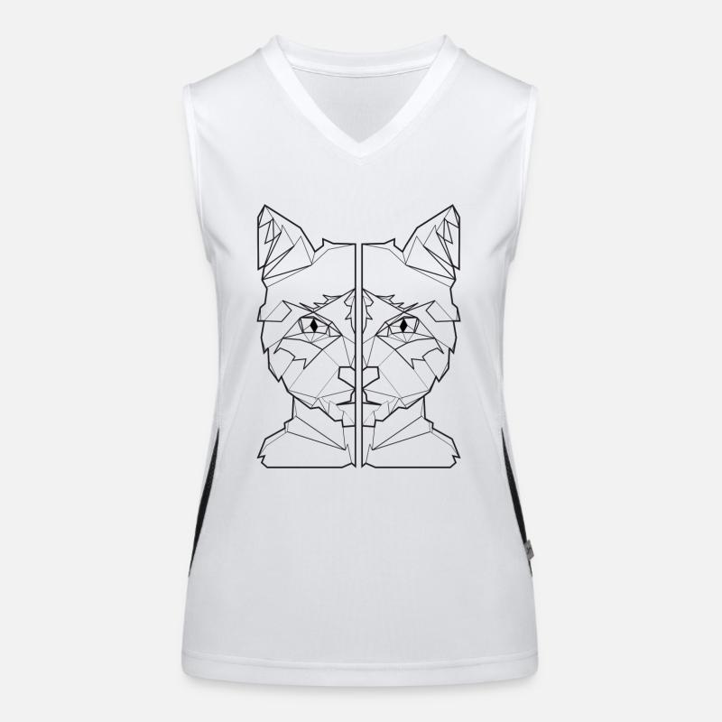 ami chat, ami de chat, chemise de chat Débardeur respirant contrasté Femme