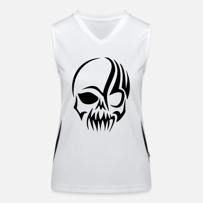 Skull Women's Functional Contrast Tank Top