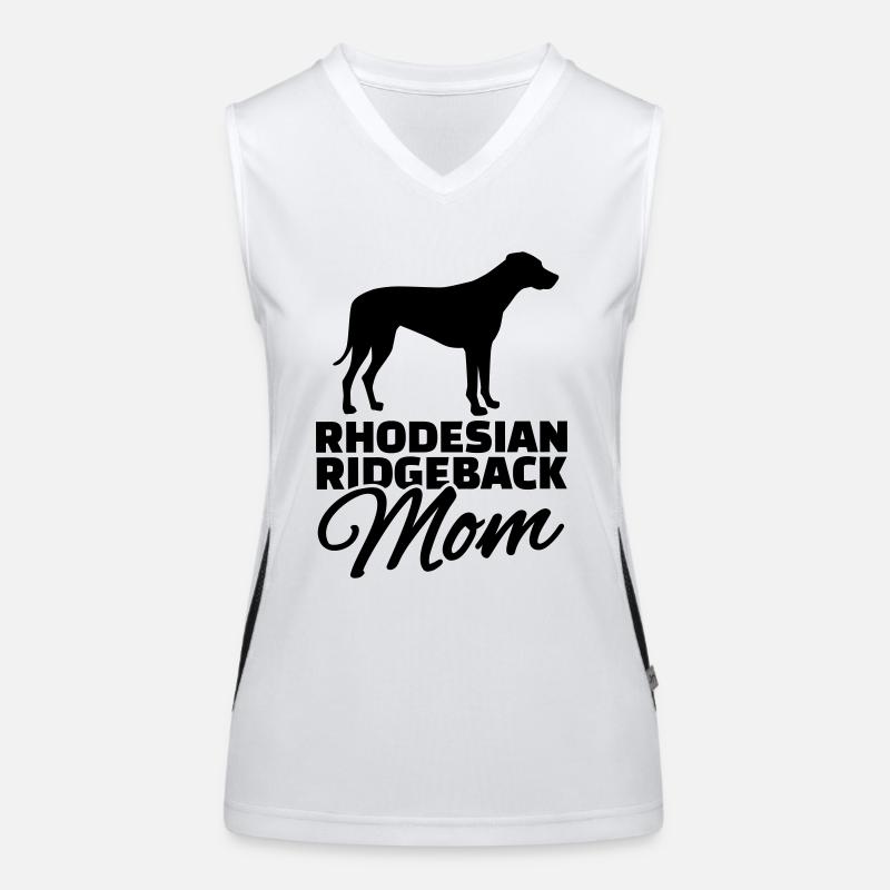 Rhodesian Ridgeback Funktionelles Kontrast-Tank Top für Frauen