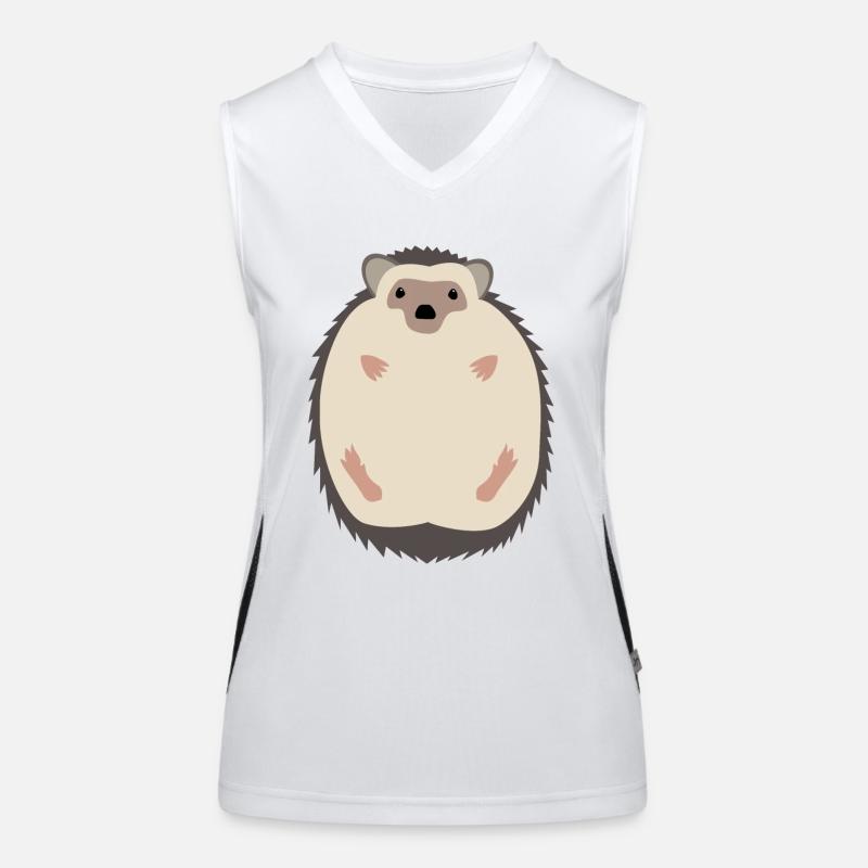 Igel Funktionelles Kontrast-Tank Top für Frauen