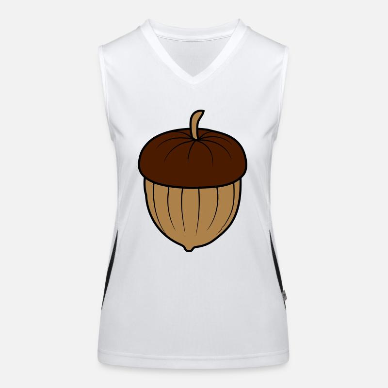 Acorn Nut Design Women's Functional Contrast Tank Top